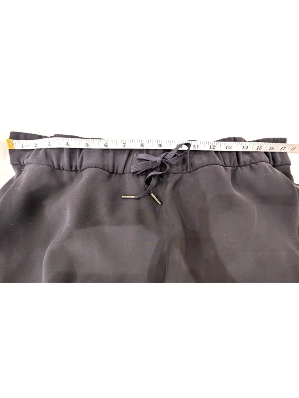Lululemon On the Fly Pant Woven 7/8, Wide Leg Cropped, Black Size 12